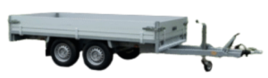 Trailer, boogie - op til 2000 kg