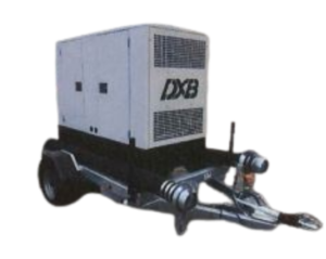 Motorpumpe 450 m3/t - trailermonteret