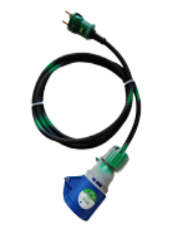 Adapter 230V til CEE-stik