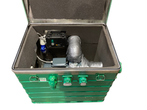 Pumpe 3" for spildevand i slagfast kasse med GPS - selvansugende
